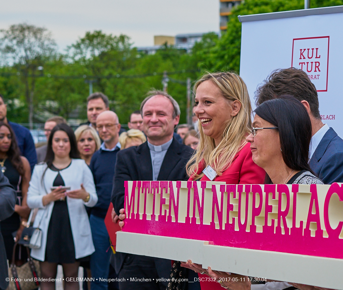 11. Mai 2017 - Grundsteinlegung für die LOGE und dem Kulturquadrat in Neuperlach